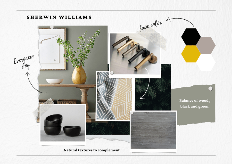 Sherwin Williams Color of the Year Evergreen Fog