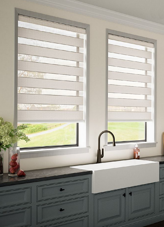 Custom blinds, shades and shutters from reputable suppliers like Hunter Douglas, Lafayette and Alta.